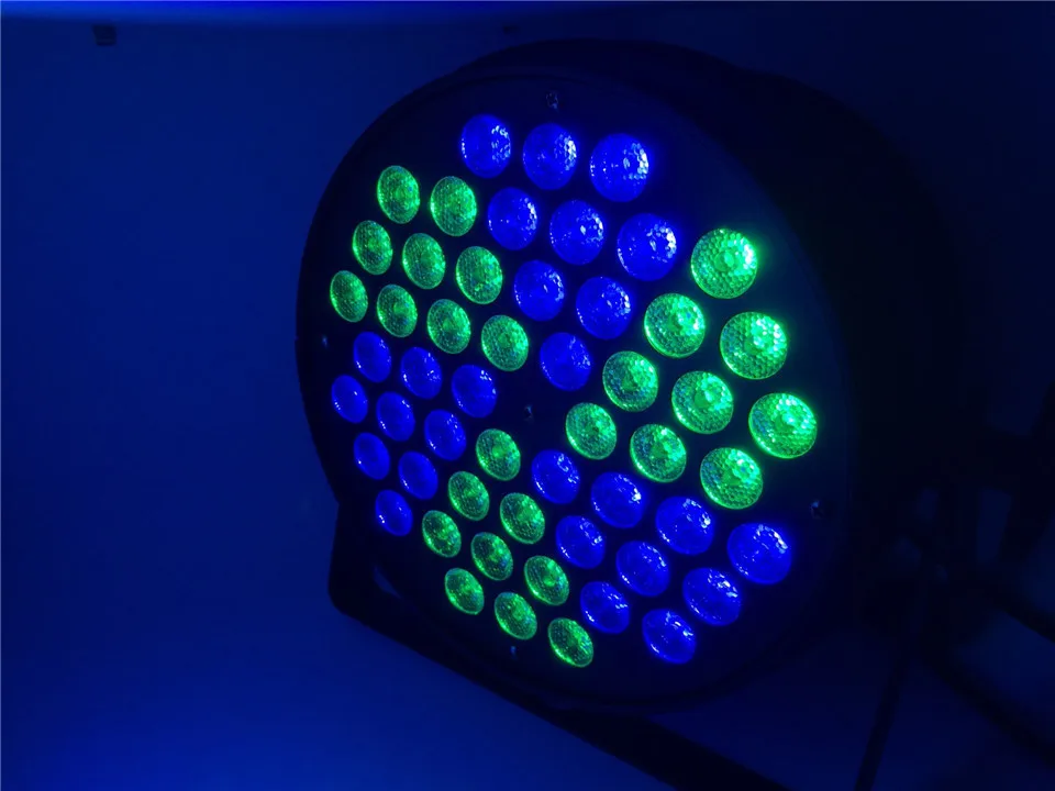 Светодиодный светильник 54X9 W dj par Ультра Яркий вращающийся ветряная мельница RGB