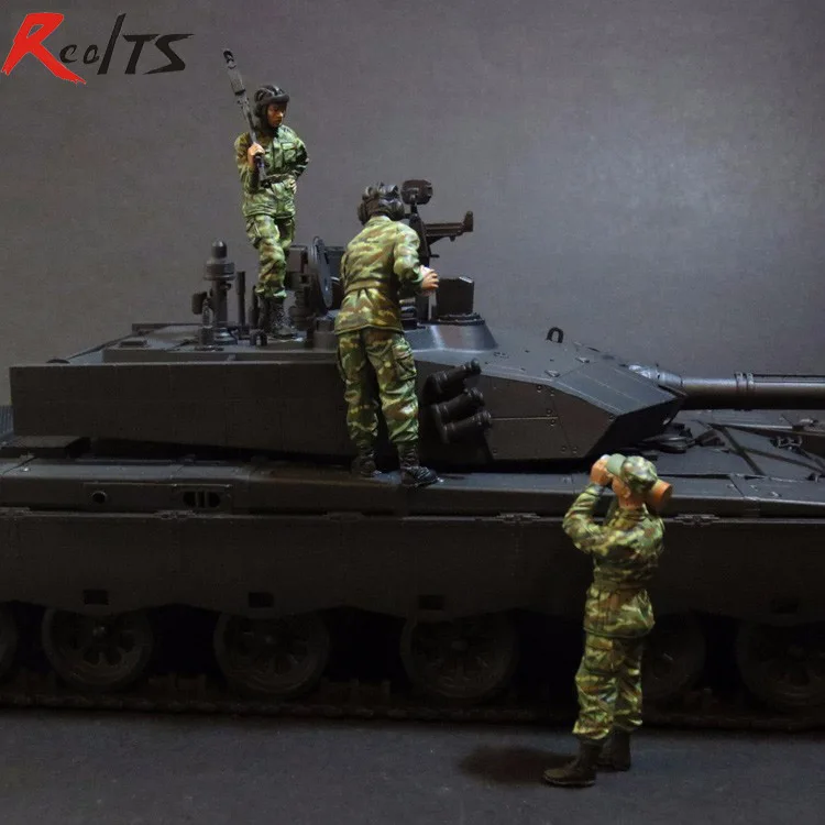 Реалистичный солдат из смолы 1/35 современный китайский НОАК Танк корпуса 3