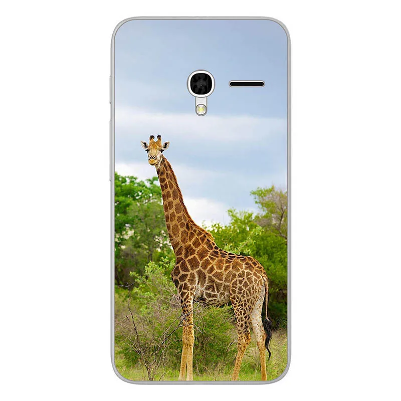 M075 Мягкий с рисунком из ТПУ чехол для Alcatel One Touch Pixi 3 4,5 4G версия 5017D 5019D 5019 чехол для телефона s задняя крышка цветок - Цвет: M075