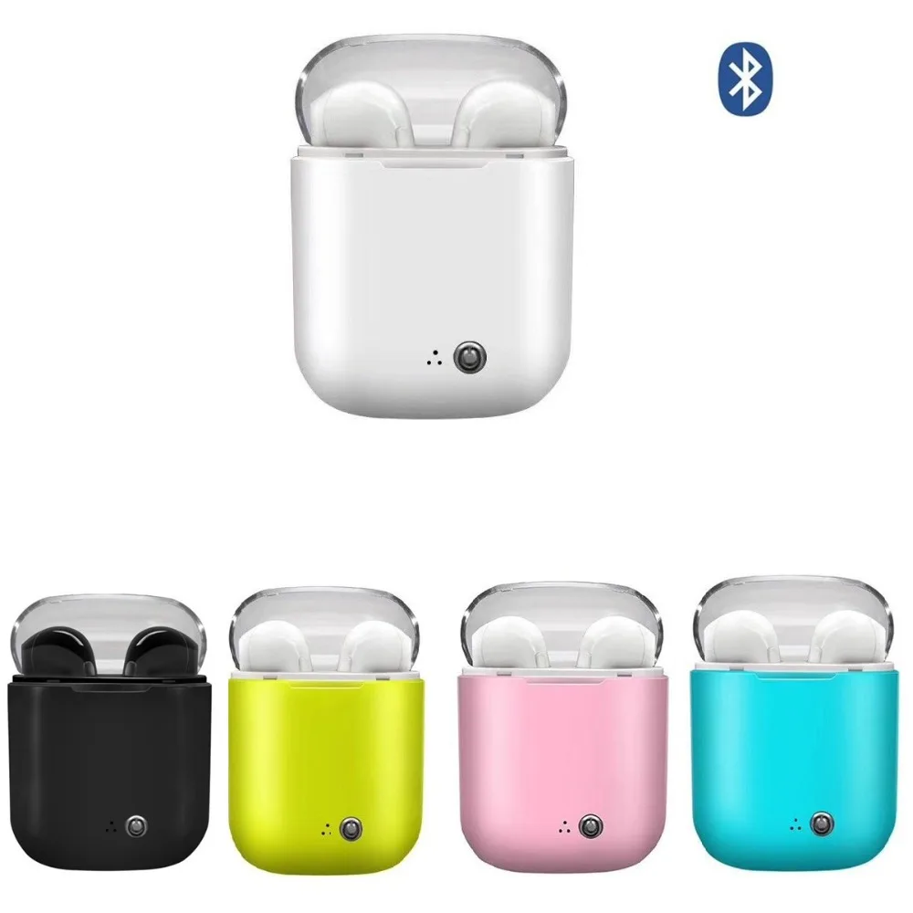 Новые I7 I7S TWS plus беспроводные наушники вкладыши Bluetooth гарнитура с микрофоном для