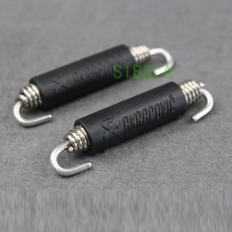 2 шт. мотоцикл Akrapovic Yoshimura глушитель Весна Нержавеющая сталь пружины аксессуары для мотоциклов - Цвет: Akrapovic