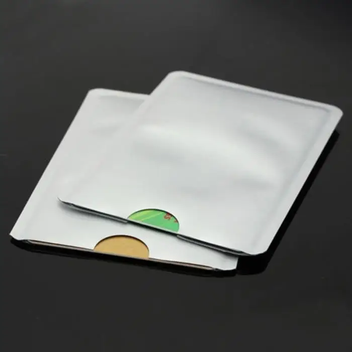10 шт. защита кредитной карты безопасные рукава RFID Блокировка ID держатель фольги щит PO66