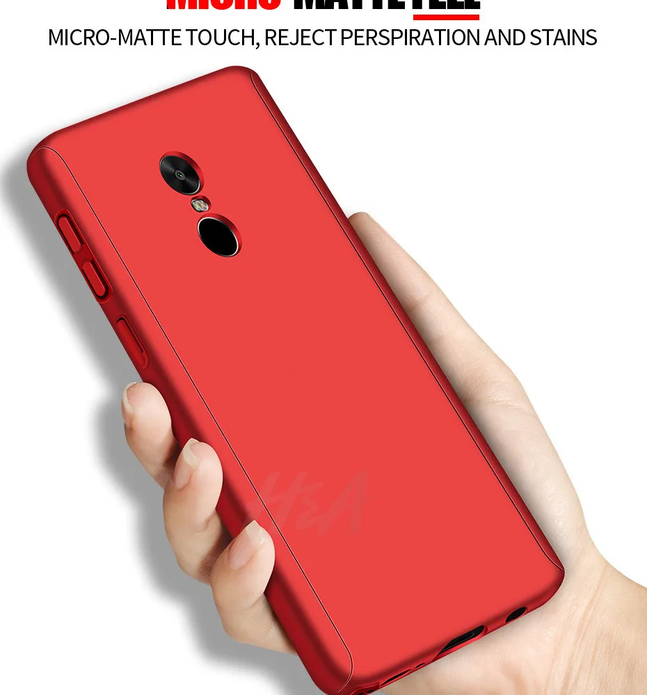 H& A Роскошный 360 полный защитный чехол для Xiaomi Redmi 4X Note 4 глобальная версия чехол для телефона для Xiaomi Redmi Note 4 4X чехол