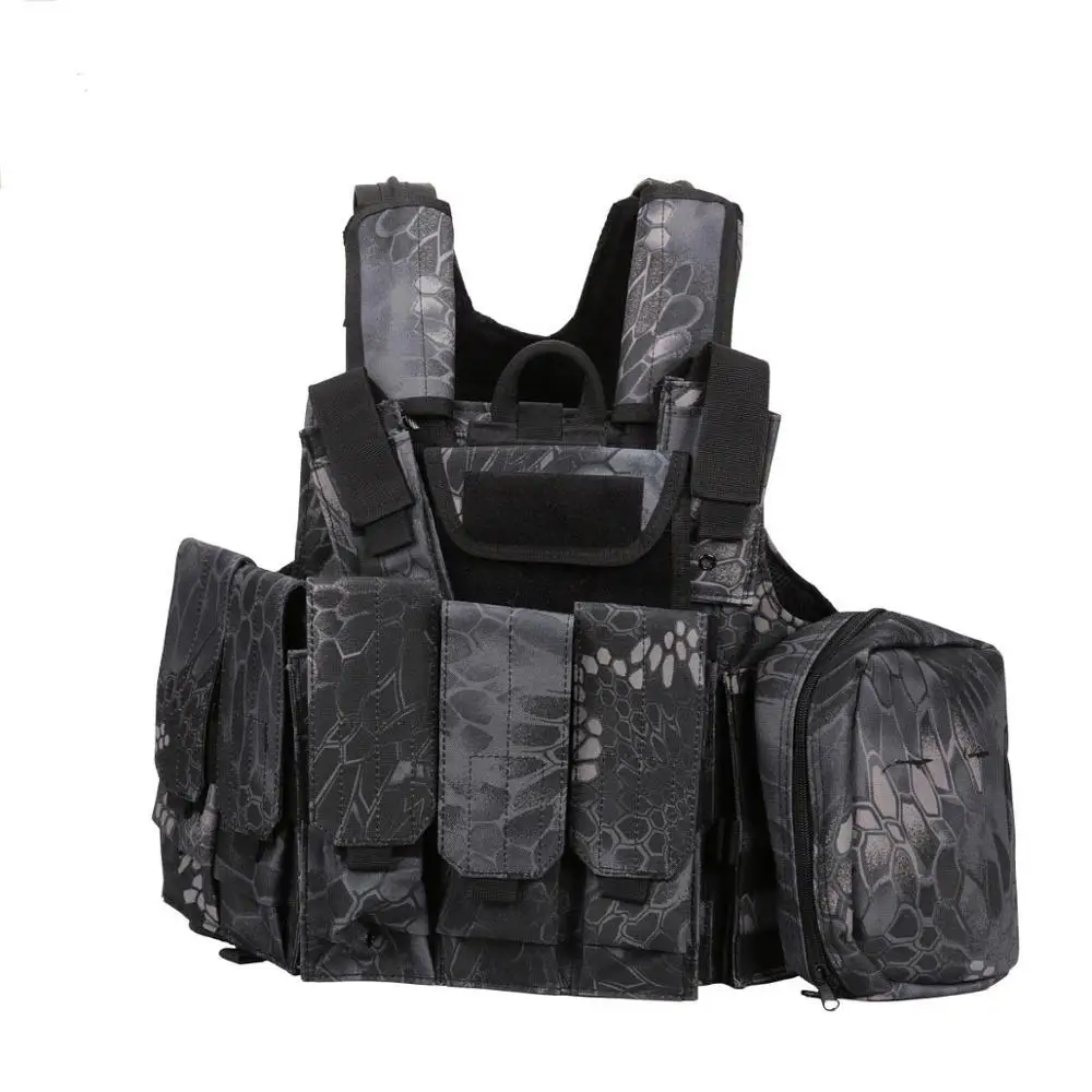 Охотничий Тактический жилет Molle Combat штурмовая пластина тактический жилет 7 цветов CS верхняя одежда военный жилет Jungle Equipme - Цвет: MABK
