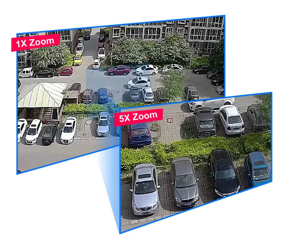 Беспроводная IP скоростная купольная камера WiFi 1080P 960P PTZ для наружного видеонаблюдения с 5-кратным зумом с автофокусом Встроенный микрофон динамик SD карта ONVIF
