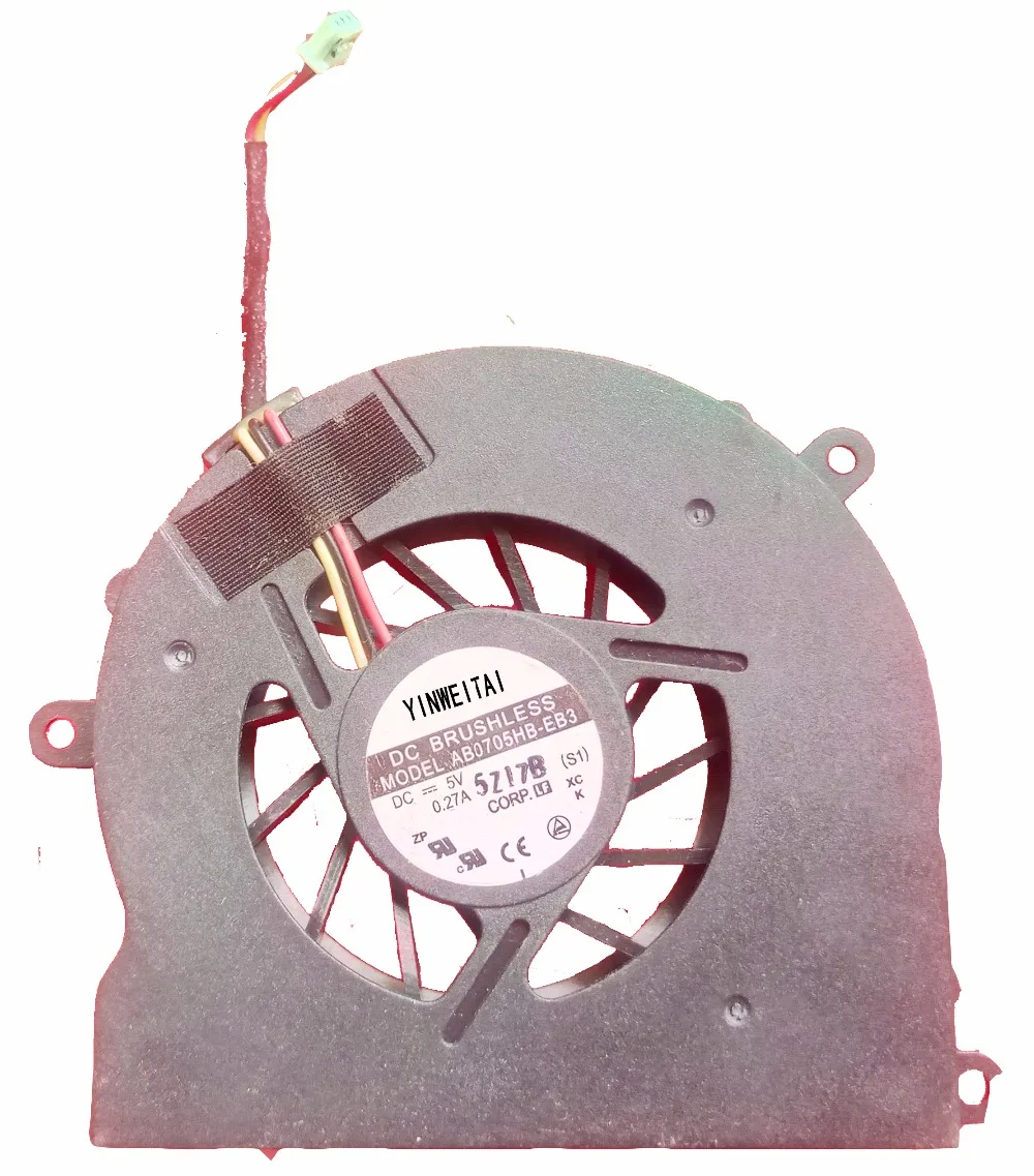 

New Laptop CPU Cooling fan Cooler For Acer Aspire 9500 5610Z Series DC5V 0.27A - AB0705HB-EB3 (S1) ATZJY000200