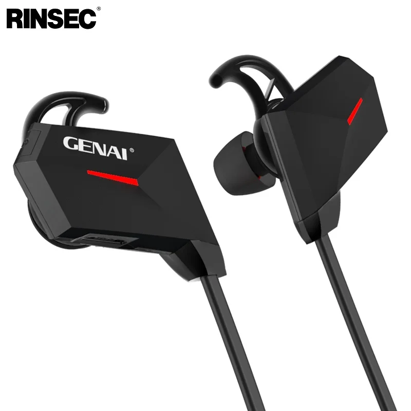 New Arrival Rinsec Sport 7 Professional Sports Headset Wireless Bluetooth V4.1 In-ear Earphone with Microphone Music Playing | Электроника