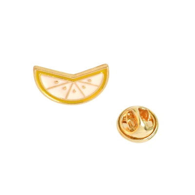 orange 1 шт. Кот арбуз металлический значок брошки пуговицы заколки джинсовая куртка булавки украшения значок для одежды нагрудные булавки - Цвет: orange