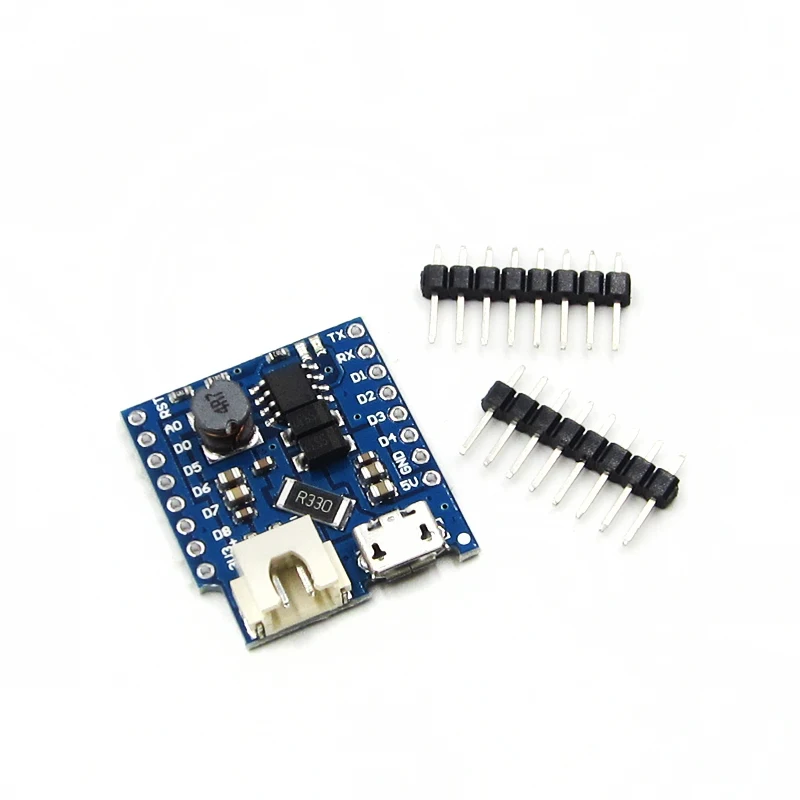 5 шт. встроенный интерфейс Micro USB для зарядки литиевого мини аккумулятора WeMos D1|shield