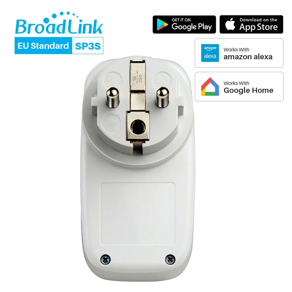 Broadlink SP3S SP3 3g/4G Wifi умная розетка таймер с монитором энергии приложение управление совместимый с Alexa Echo Google Home