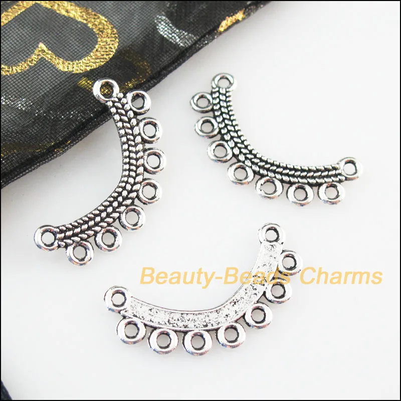 Новинка размер 40 новые шармы луна цветок Тибетский серебристый цвет Кулоны из