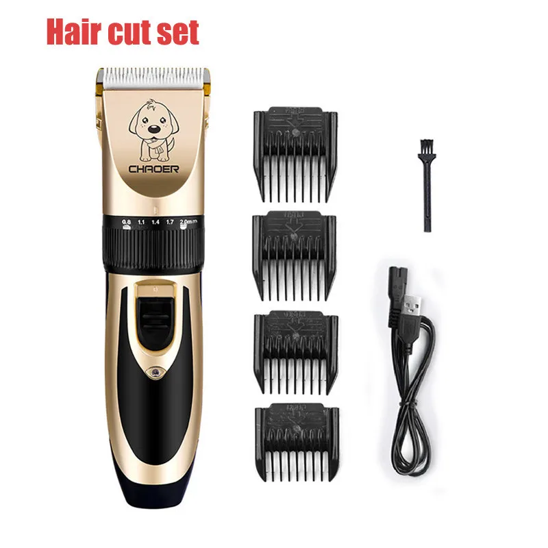 hair cutter Профессиональный электрический набор для ухода за домашними животными, малошумные машинки для стрижки собак и кошек, триммер для домашних животных - Цвет: hair cutter