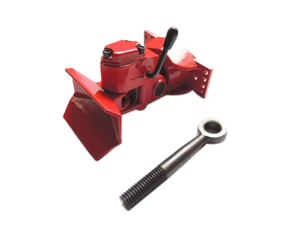 winch hook red R/C Инженерная задняя балка алюминиевый крюк системы для tamiya 1:14 весы scania R730 MAN TGX KING VOLVO BEENZ тягач прицеп - Цвет: winch hook red