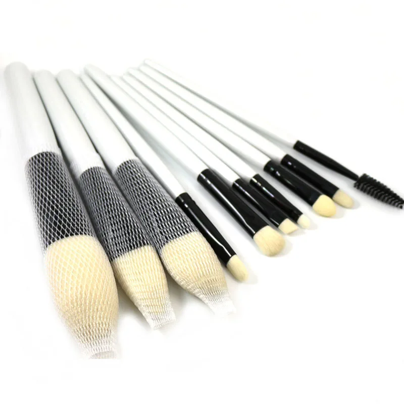 Набор кистей для макияжа 10 шт. пудры основы румян консилера теней подводки глаз
