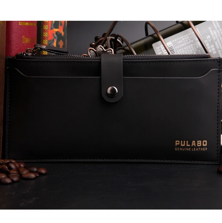 Модные мужские кошельки креативный дизайн с двумя мобильными страницами кошелек