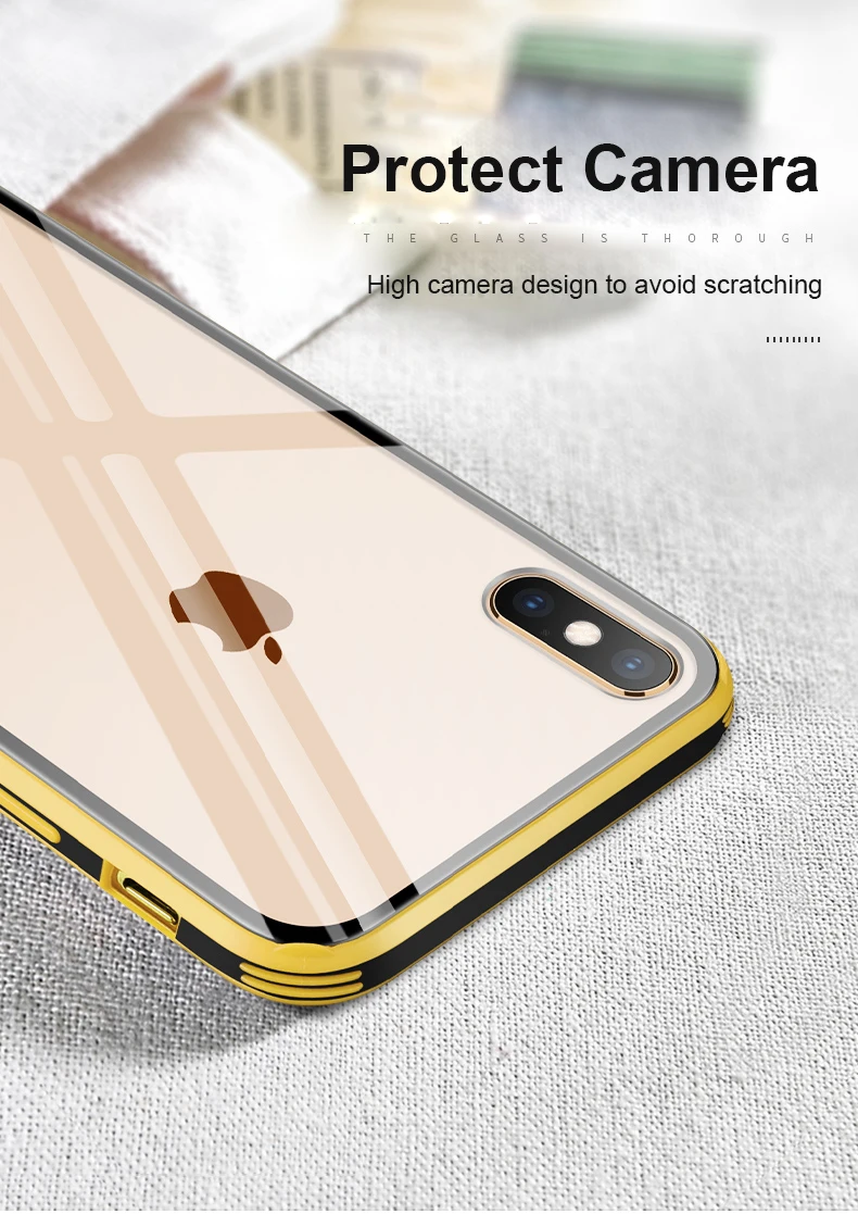 Прозрачный чехол из закаленного стекла для iPhone 11 Pro Max 11 Pro 11 популярный цветной силиконовый чехол-бампер для iPhone XS Max XR XS X 7 8 6 6S Plus