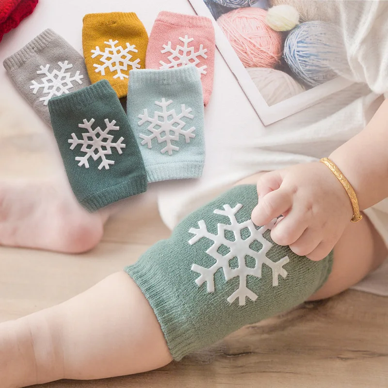 1 пара Детские наколенники ползающие защитные чехлы хлопок Детская грелка для