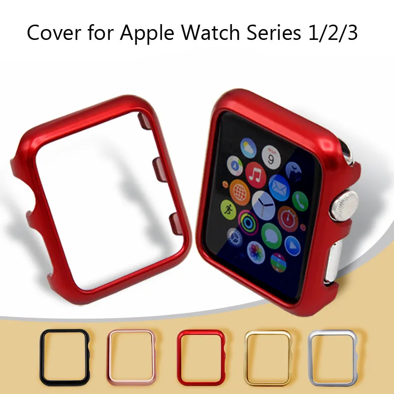 Высококачественный чехол из поликарбоната для Apple Watch серии 3 2 1 защитный бампер 38