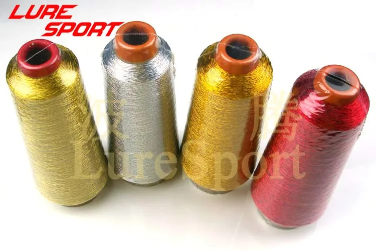 LureSport 2 шт. металлическая нить 2000 м 300D стержень строительный компонент украшения стержень обёрточная нить полюс ремонт DIY аксессуары