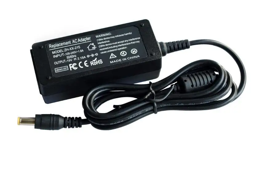 19V 2.15A 40W AC/DC адаптер зарядное устройство для Acer Aspire One A150 D150 D250 D260 D270 W500 Chromebook C710|charger