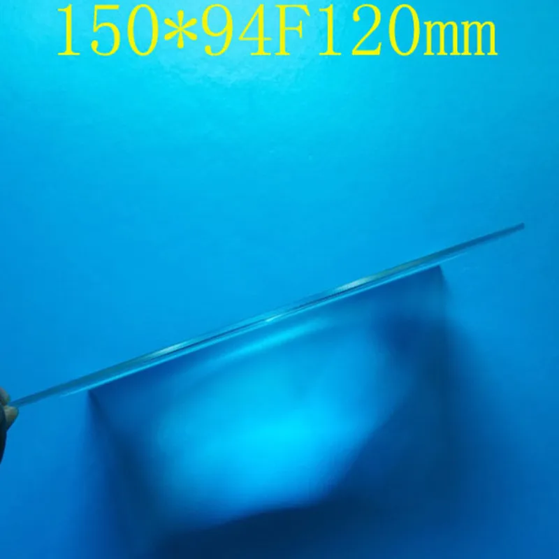 2шт 150x94 мм пластиковые линзы Френеля солнечное фокусное расстояние 120 мм для DIY проектора, плоский увеличитель, солнечный концентратор