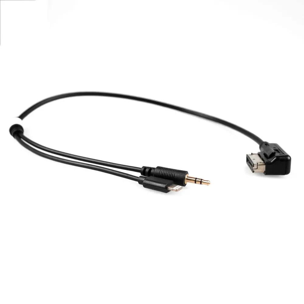 AMI MDI MMI адаптер 8 контактный кабель Lightning разъем и 3 5 мм AUX для Audi A3 A4 A5 A6 A8 Q5 Q7|adapter