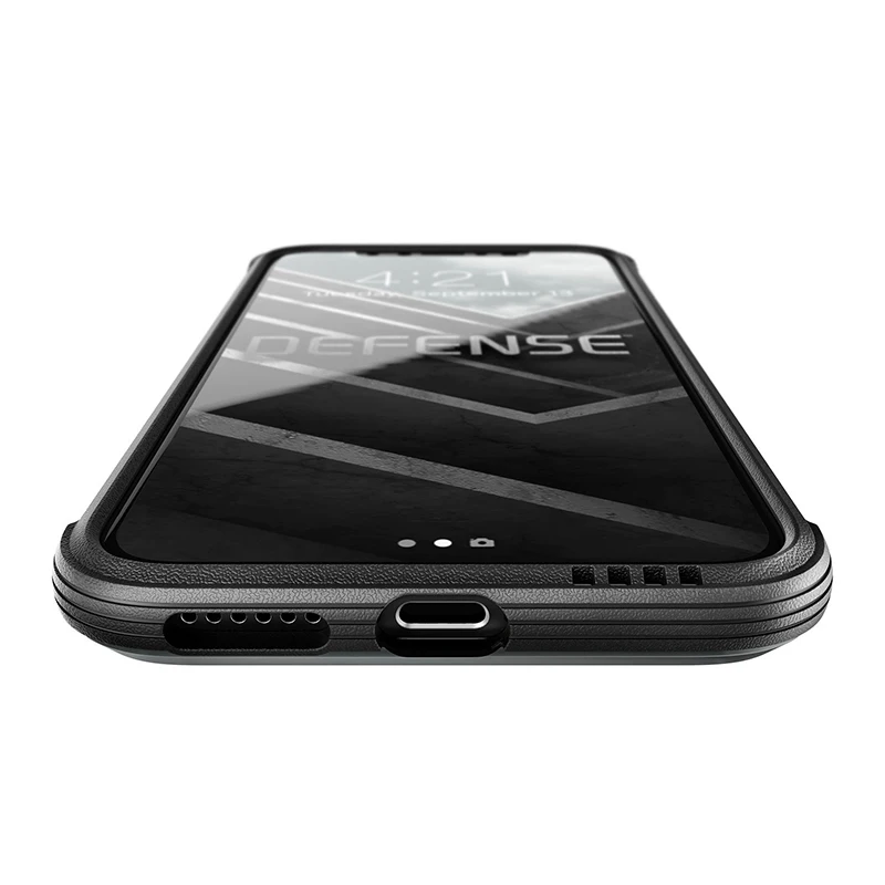 Чехол для телефона X-Doria защиты класса люкс iPhone XS X военный класс проверенный на