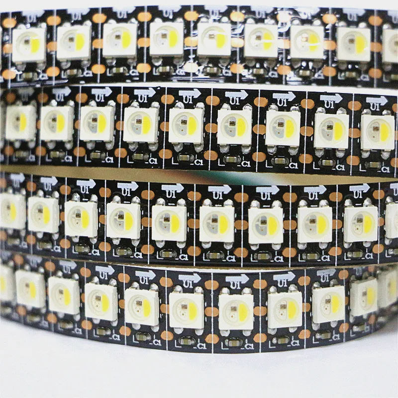 SK6812 Светодиодная лента RGBW RGBWW аналогичная ws2812b 5050 SMD индивидуальный адресуемый