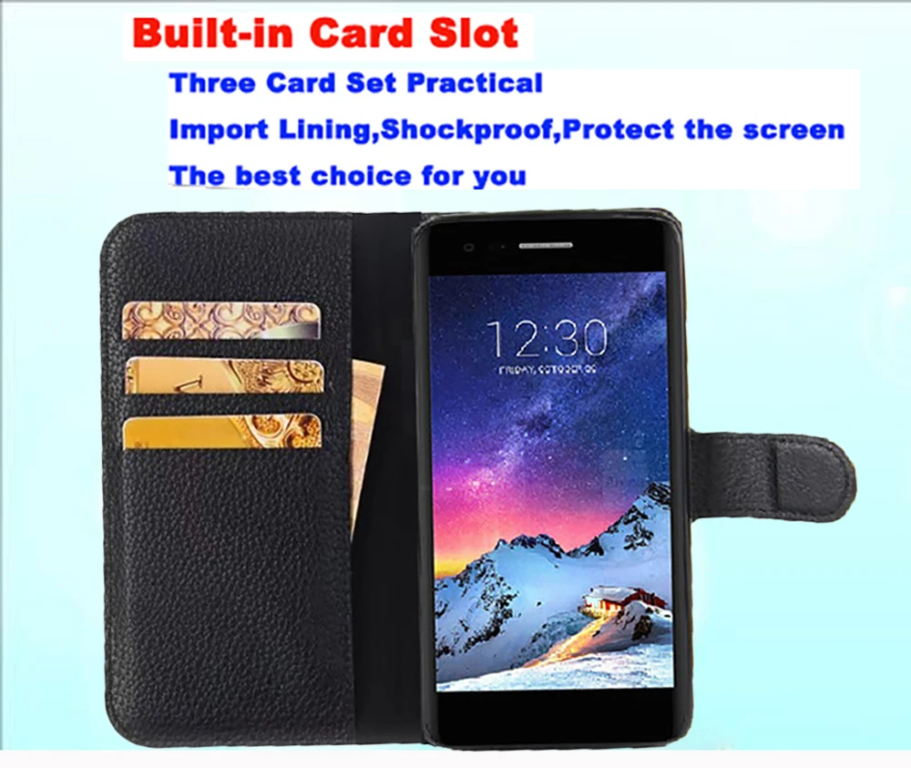 Роскошный чехол из искусственной кожи + Флип бумажник для TP Link Neffos C5A C5s C7 N1 Y5s X1 Lite C5