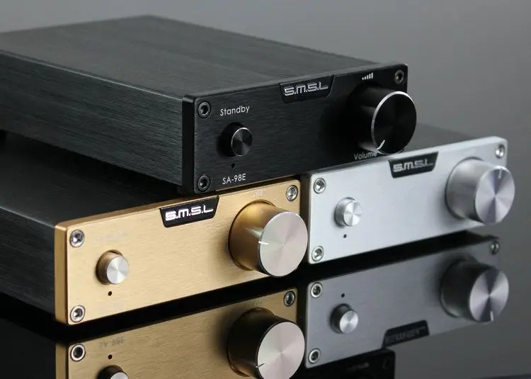 Высокое качество SMSL SA 98E 160 W Супер Мощность класса D High end Hi Fi аудио цифровой