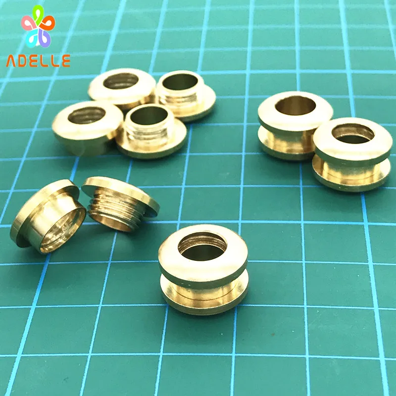 Набор прочных латунных проушин с изогнутой поверхностью и шайбой 10