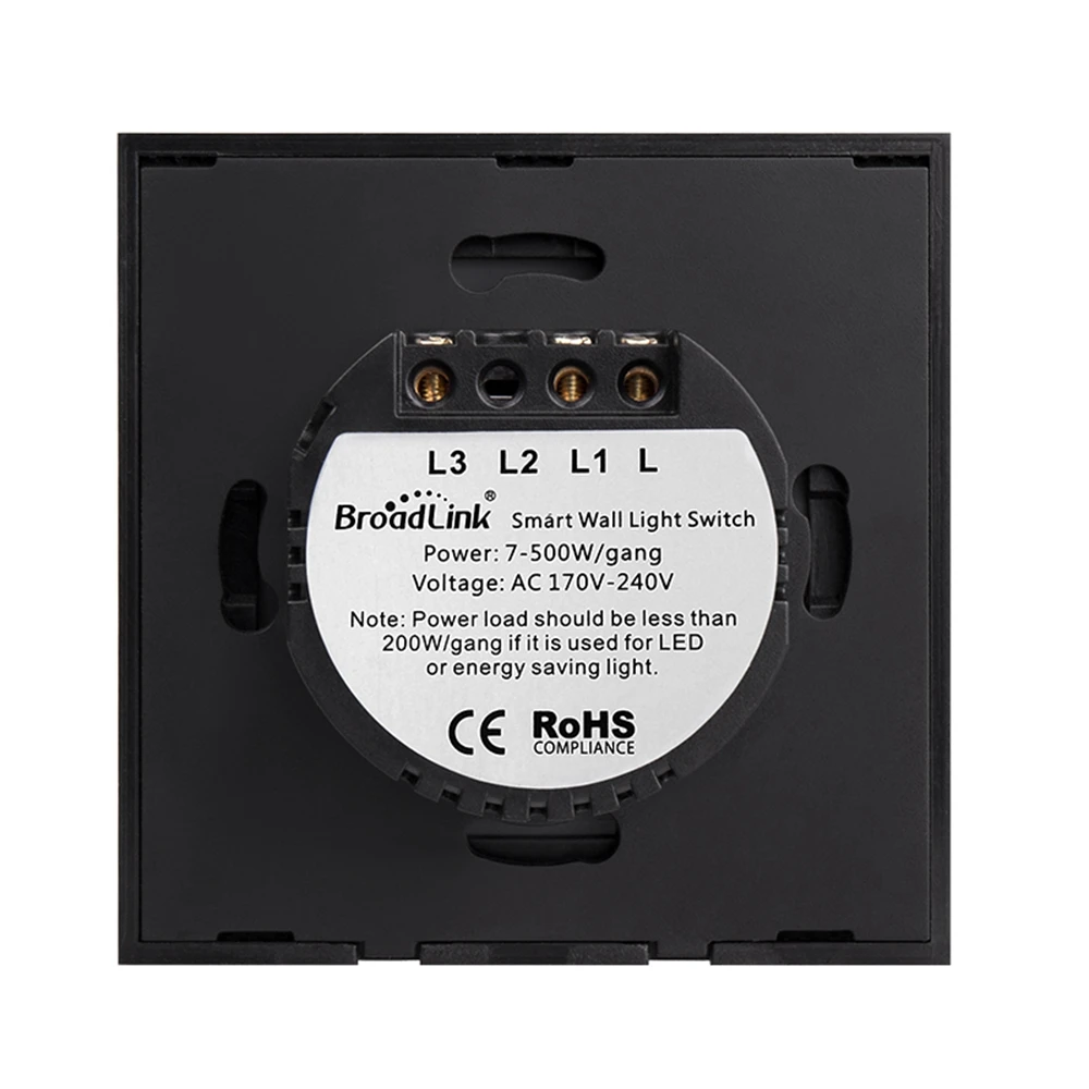 Оригинальный Broadlink TC2 стандарт ЕС РЧ Сенсорная панель Переключатель 123 Gang RM PRO
