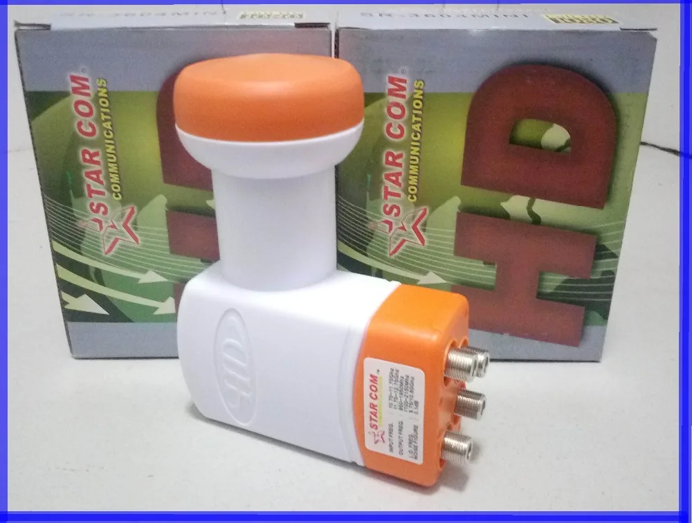 STARCOM SR-320, SR-3602, SR-3604 цифровой HD универсальный KU Band Одноместный Твин Quad LNB с высоким коэффициентом усиления низкий уровень шума спутниковая антенна LNB