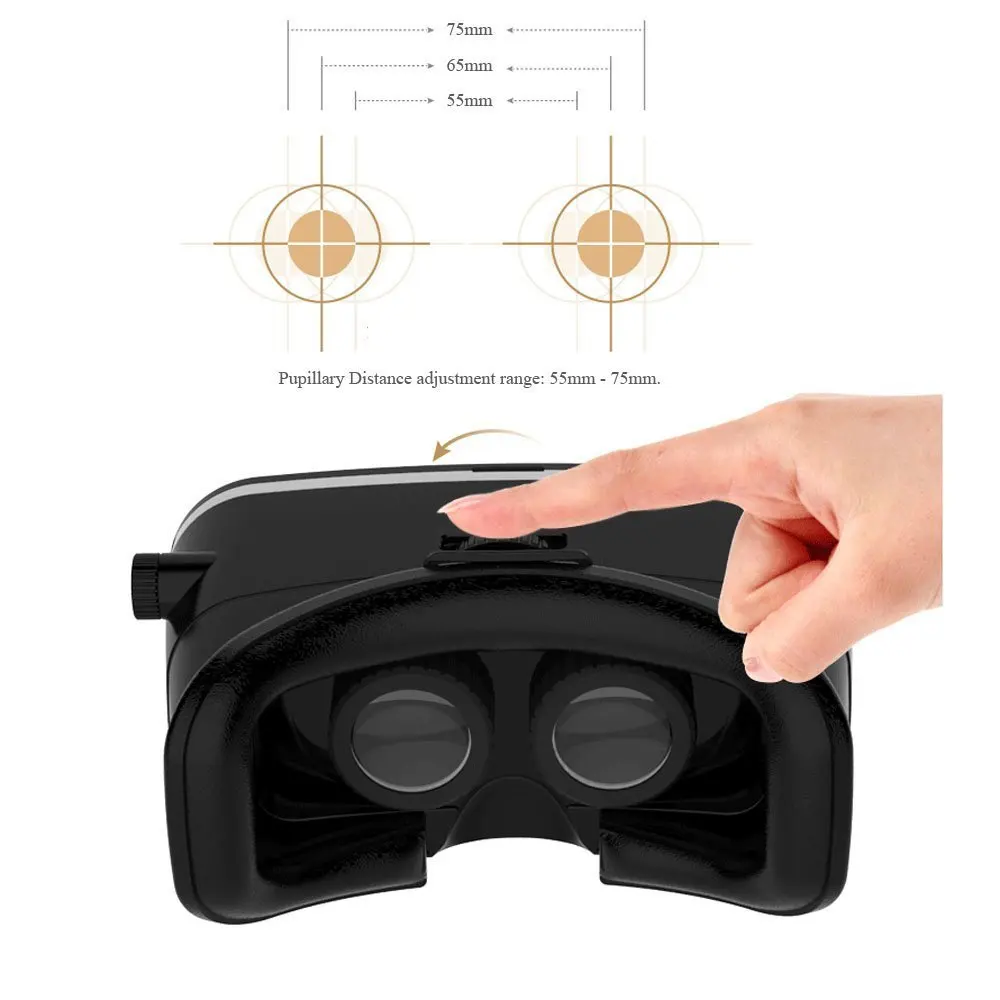 Moveksi VR shinecon 3D Стекло крепления головы виртуальной реальности Видео очки для 4 ~ 6