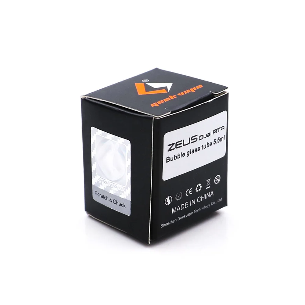 Оригинальная стеклянная трубка Geekvape zeus dual rta 4 мл/5 5 мл для электронной сигареты