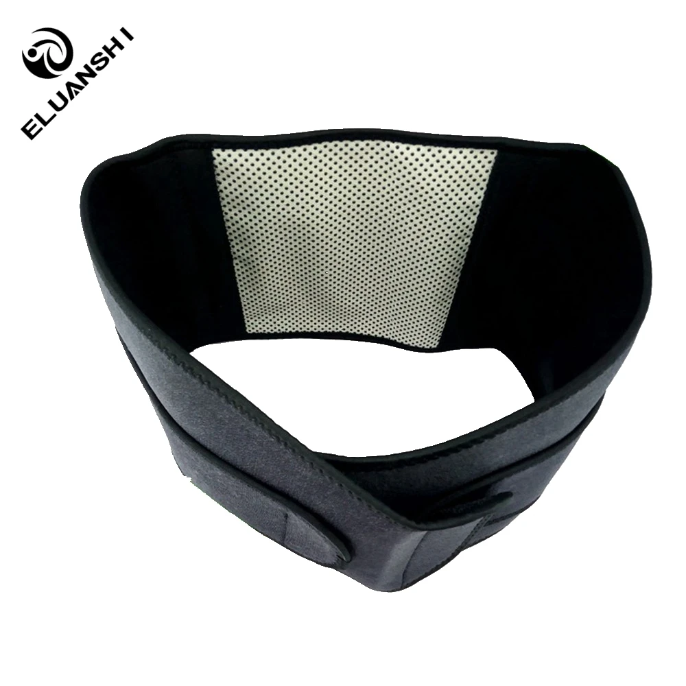 Self heating ajustable neoprene tourmaline back Lumbar Waist brace Support pillow seat for Belt fitness sport accessories Adult