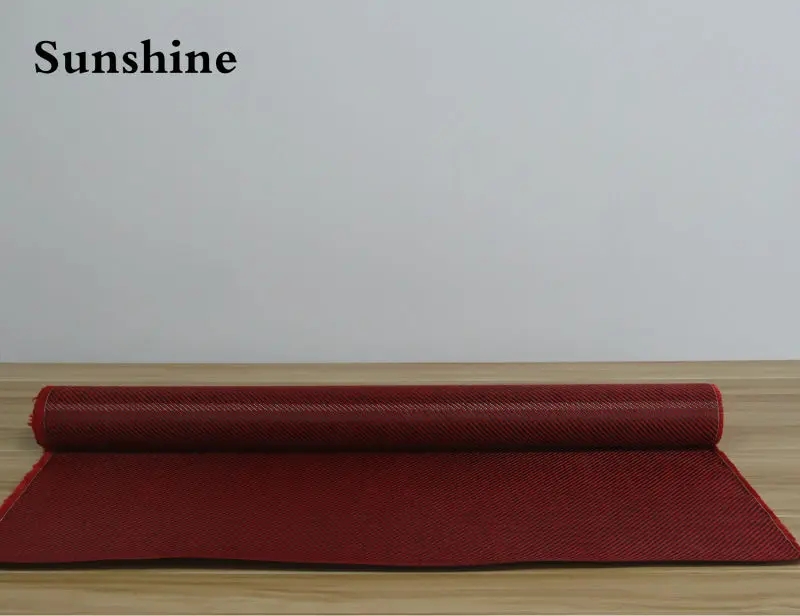 190gsm гибридная ткань из красного саржевого углеродного арамидного волокна 3K