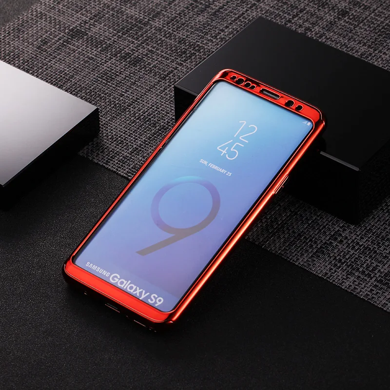 360 Полное покрытие зеркальный чехол для samsung Note 9 S10 Plus S8plus жесткий защитный чехол для samsung Galaxy S9 Plus S7 Note9 чехол s10lite