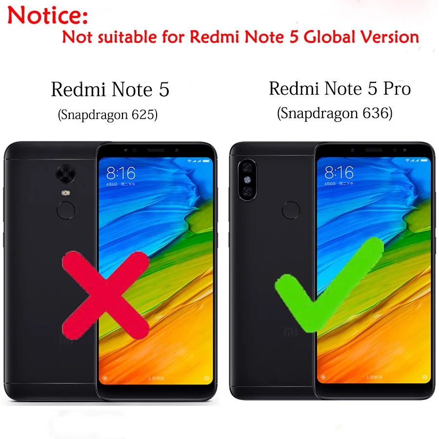 Ультратонкое Защитное стекло для Xiaomi Redmi Note 5 Pro закаленное 9H чехол Prime 64GB защита