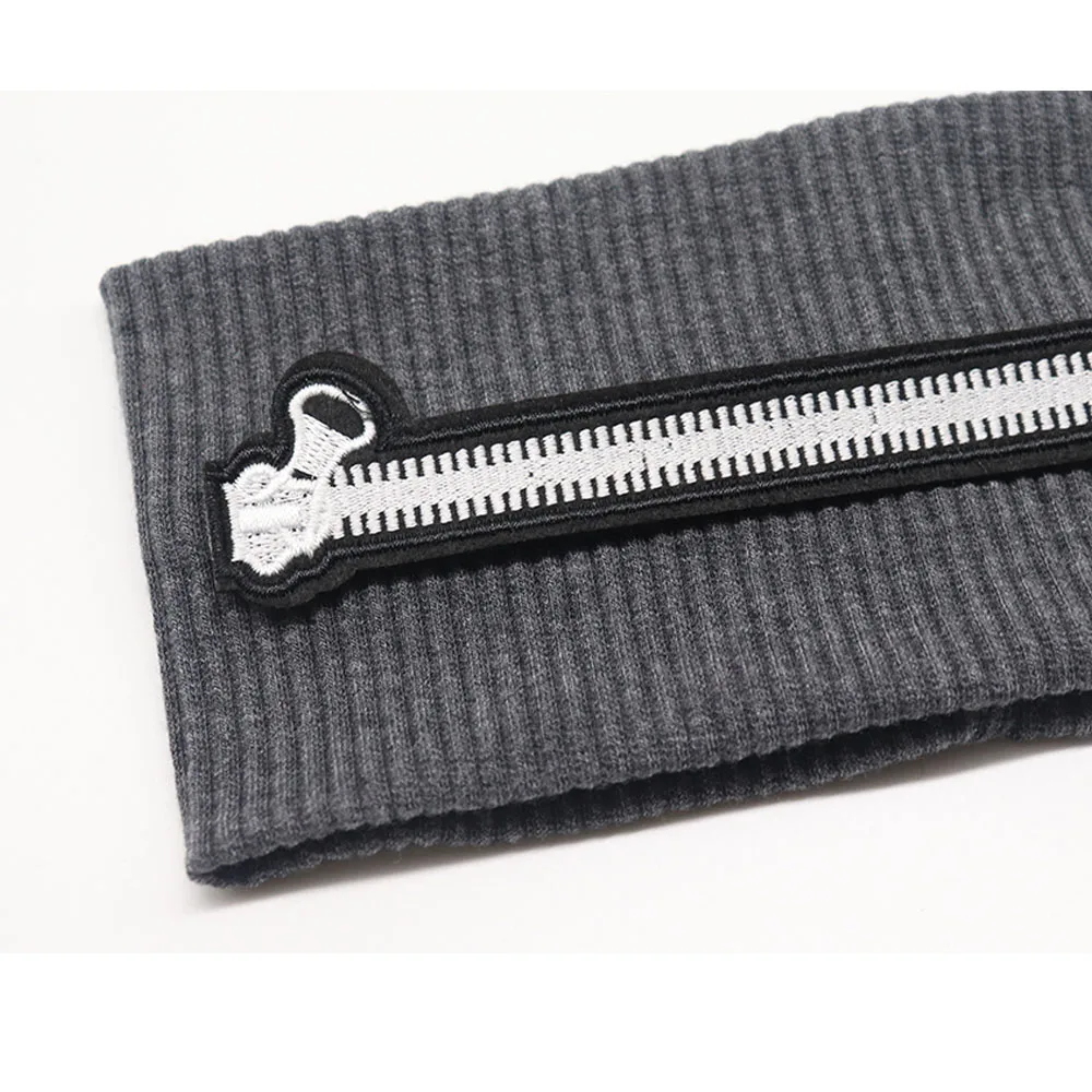 Женская резиновая хлопковая повязка на голову летняя лента молнии для волос