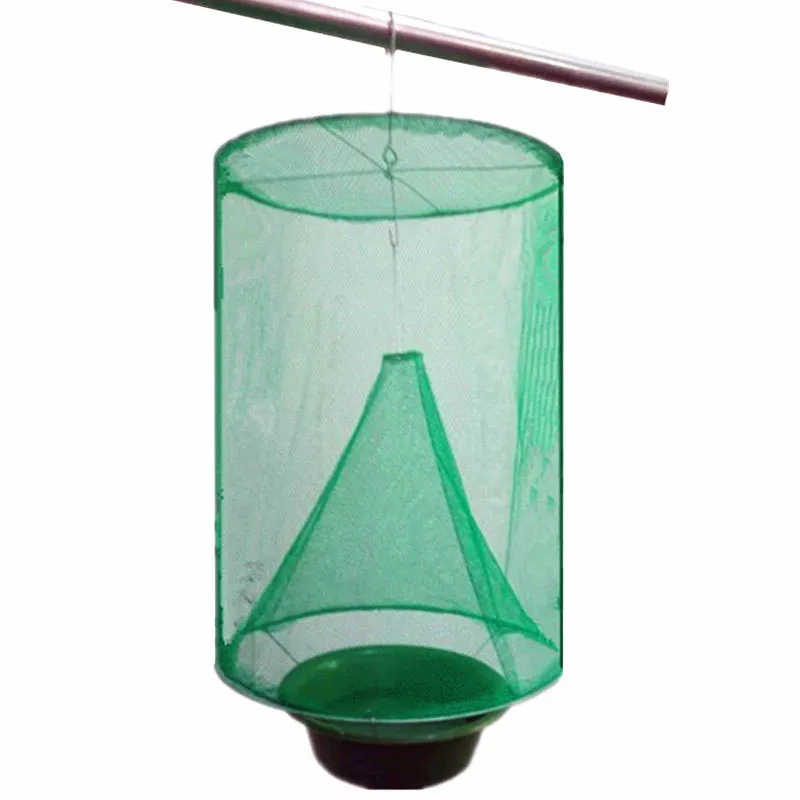 

1PCS Pest Control Reusable Hanging Flycatcher Fly Flycatcher Cage Subnet Capture Garden Home Garden Supplies