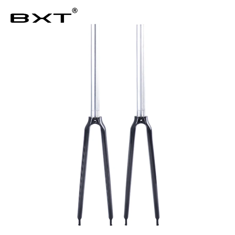 Новая 700C вилка для шоссейного велосипеда марки BXT из сплава углеродного волокна с