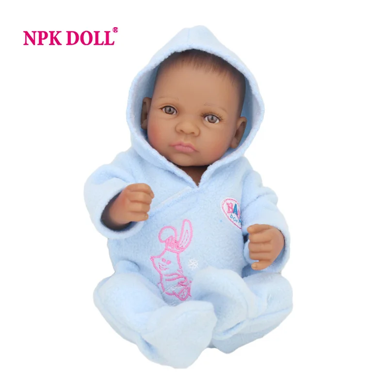NPKDOLL 10 дюймов для мальчиков в Африканском и американском стиле кукла реброн детей