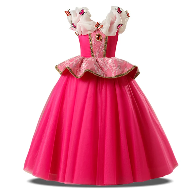 Вечерние платья принцессы для девочек детские выпускного вечера карнавальный