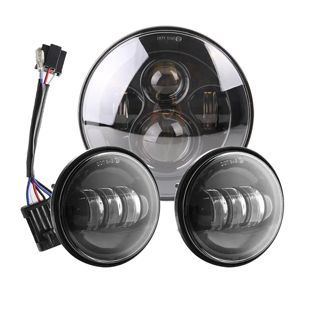 7 дюймовая светодиодная фара для прожекторного двигателя + 4 1/2 световых потока