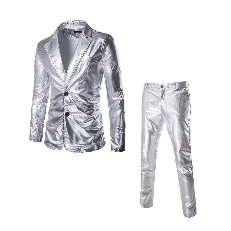 Для мужчин костюм 2 шт. пиджак мужской брюки блейзер для свадьбы Бизнес