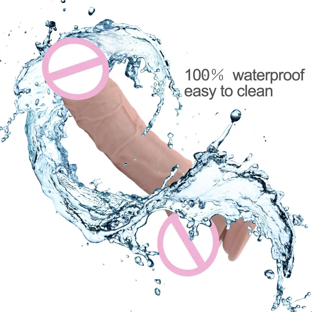 Йема 9.25 в мягкой гибкой большой жидкий силикон фаллоимитатор реалистичной