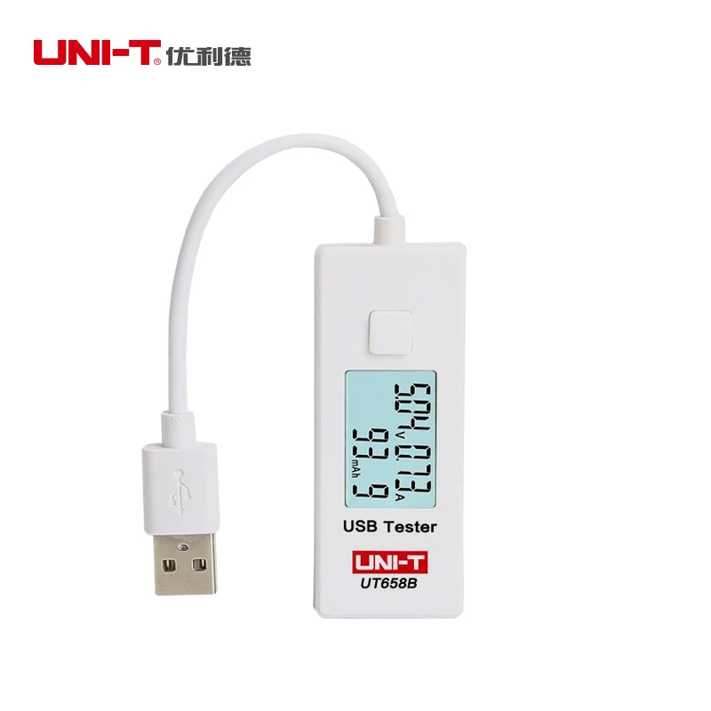 UNI-T UT658 USB прибор для тестирования напряжения зарядное устройство для мобильного телефона контроль качества и безопасности