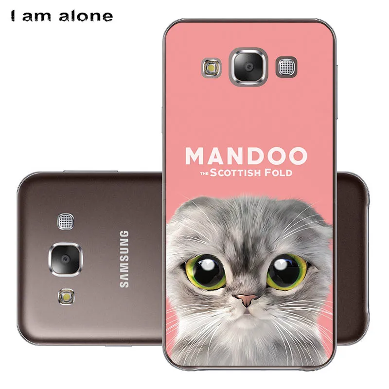 PC HH54 Чехлы для телефонов I am alone для samsung Galaxy E5 E500, 5,0 дюймов, жесткие пластиковые чехлы для мобильных телефонов, Модные цветные сумки - Цвет: PC HH54
