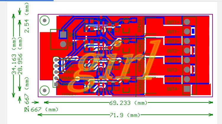 Четырехходовой MOS транзистор FET мощности с ШИМ усилителем модуль драйвера 3 3/5/12/24